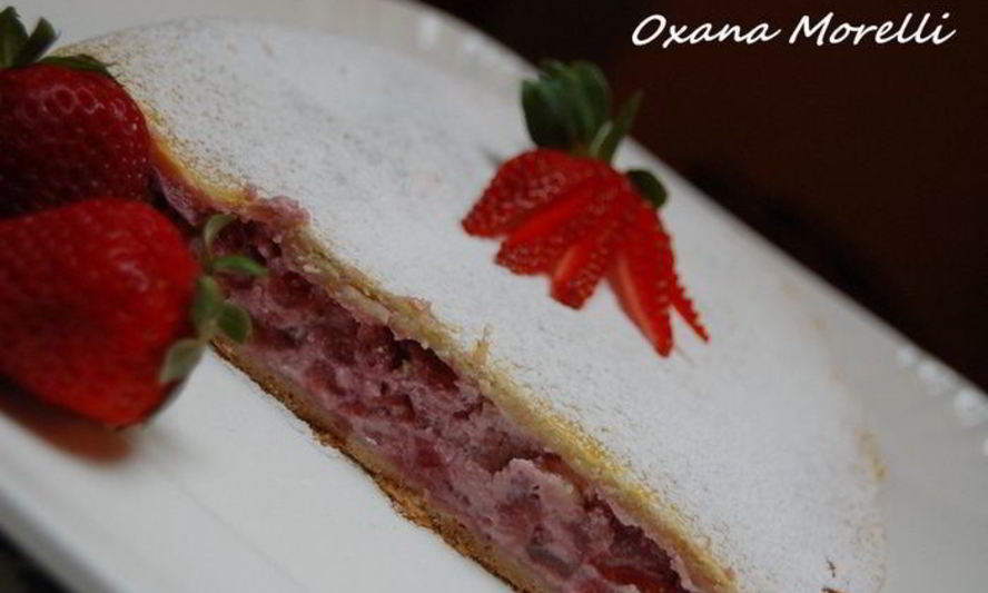 Рецепт клубничный штрудель с рикоттой