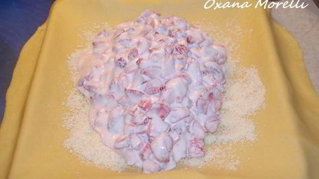 клубничный штрудель с рикоттой