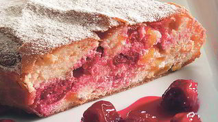 Немецкий штрудель с творогом