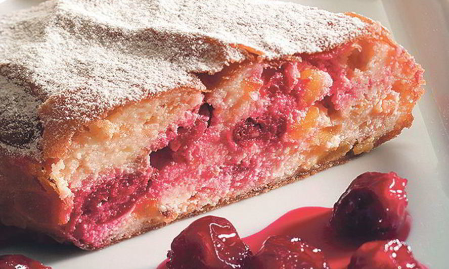 Рецепт немецкий штрудель с творогом