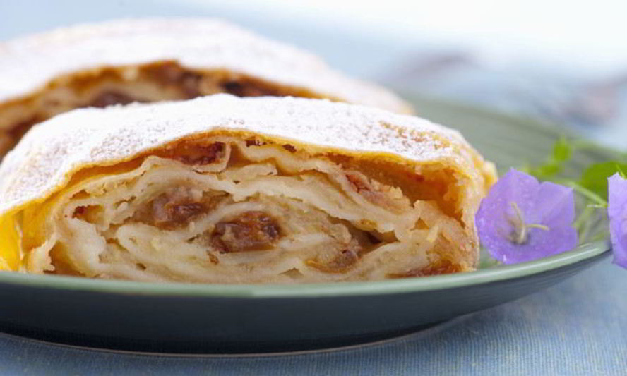 Рецепт постный штрудель