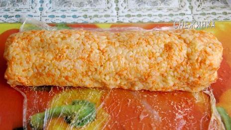 рисовый штрудель с томатно-яблочным джемом