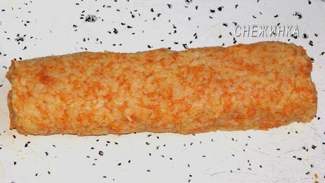 рисовый штрудель с томатно-яблочным джемом