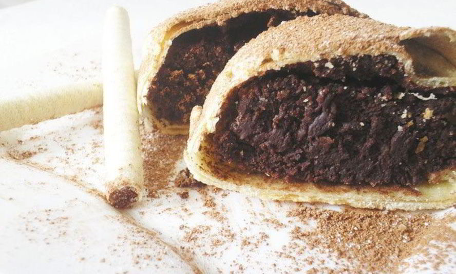 Рецепт шоколадно-ореховый штрудель