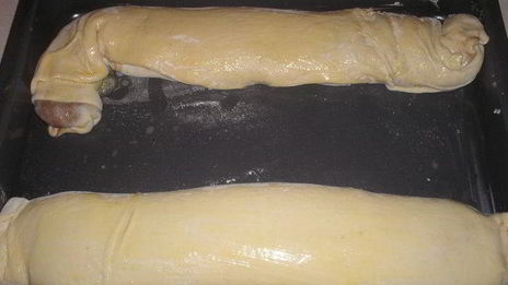 шоколадно-ореховый штрудель