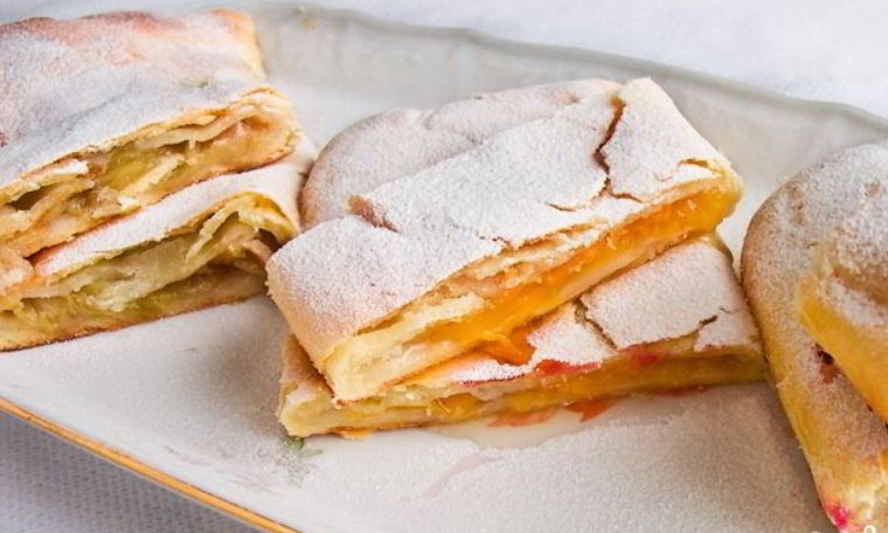 Рецепт штрудель из творожного теста