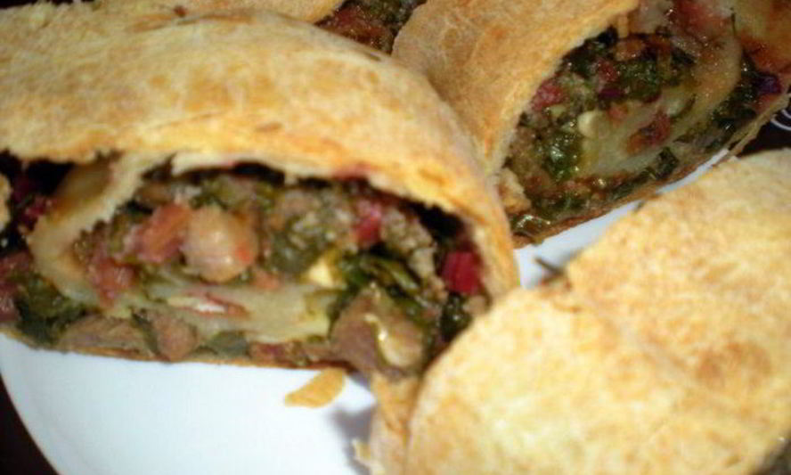 Рецепт штрудель с ботвой