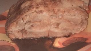 Штрудель с франжипани и айвой