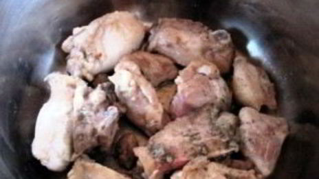 штрудель с курицей и картошкой