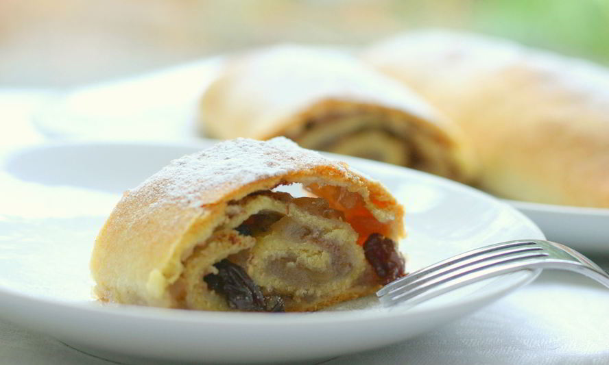 Рецепт штрудель с начинкой из яблочного повидла