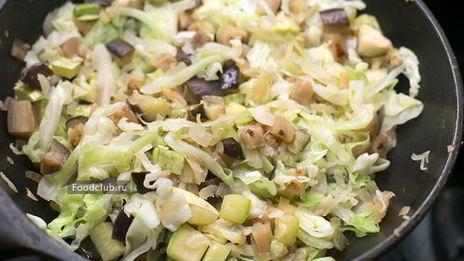 штрудель с овощной начинкой