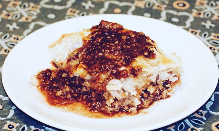 Рецепт штрудель с пьяными грушами