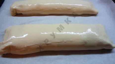 штрудель с творожной начинкой из слоеного теста