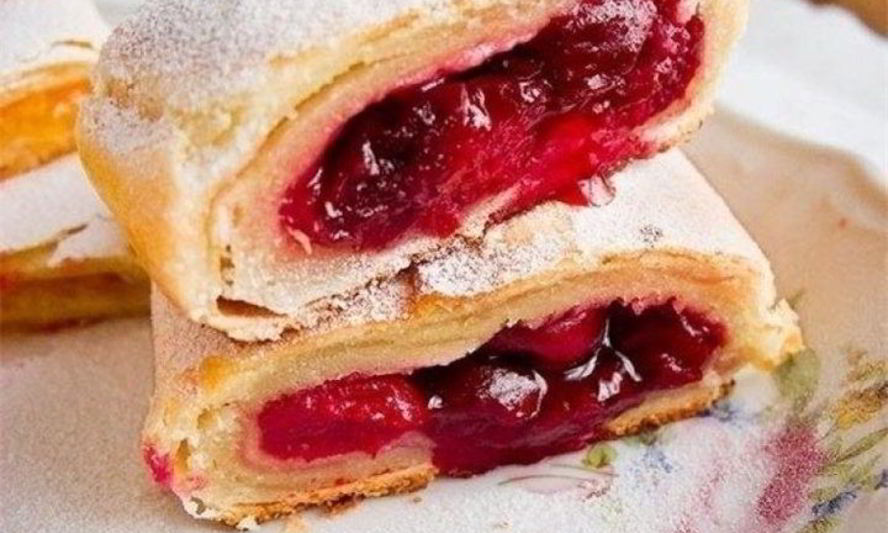 Рецепт штрудель с вишней классический
