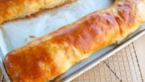 штрудель с яблоками из лаваша