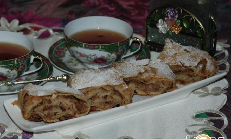 Рецепт штрудель с яблоками воскресный