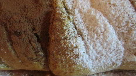 штрудель яблочный с изюмом и малиной