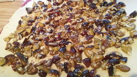 сливово-имбирный штрудель