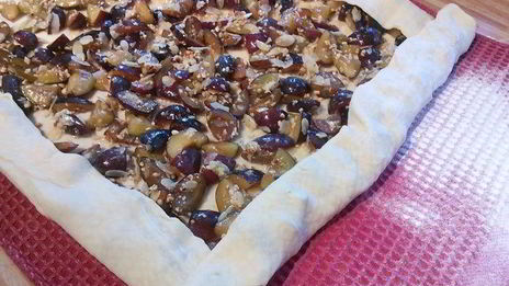 сливово-имбирный штрудель