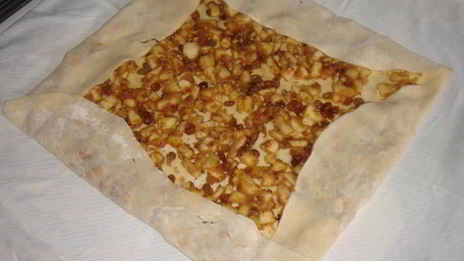 тесто фило и яблочный штрудель из него