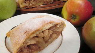 Венский штрудель из творожного теста