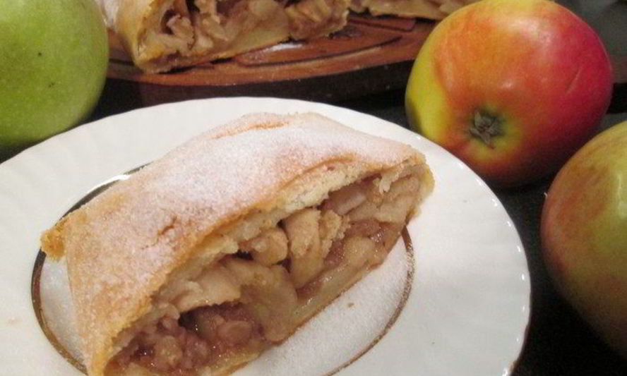 Рецепт венский штрудель из творожного теста