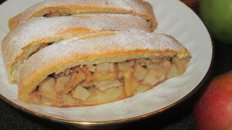 венский штрудель из творожного теста