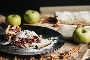 Вишневый штрудель из готового теста