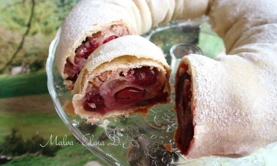 Рецепт вишневый штрудель