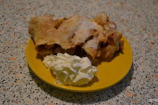 Яблочный штрудель из бездрожжевого теста