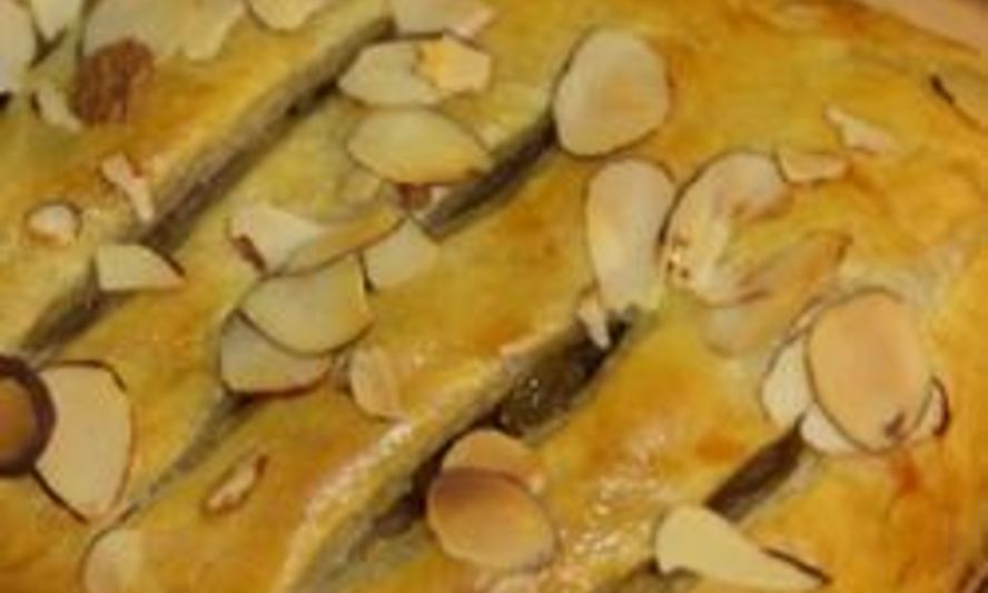 Рецепт яблочный штрудель из готового слоеного теста