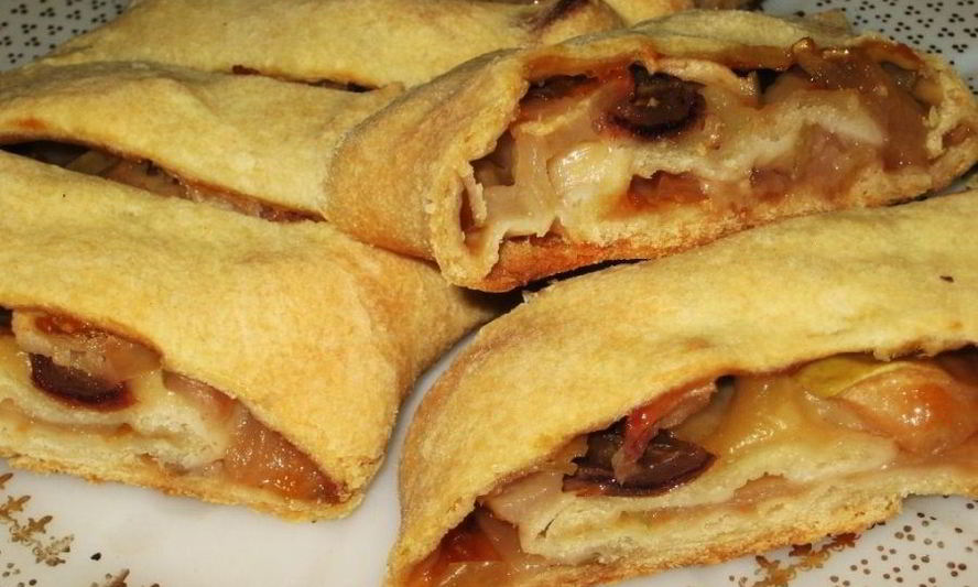 Рецепт яблочный штрудель с изюмом