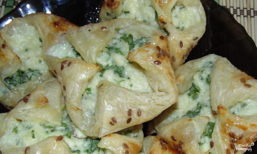 Рецепт слойки из слоеного дрожжевого теста