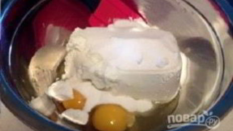 слойки из слоеного теста с творогом