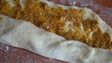 слойки с джемом и семечками