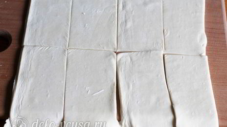 слойки с малиной