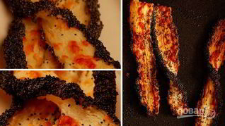 Слойки с сыром и маком