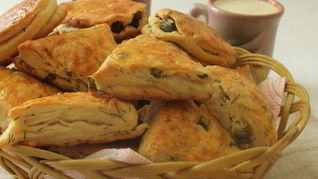 Слойки с зеленью