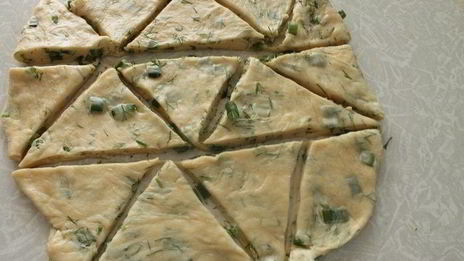 слойки с зеленью