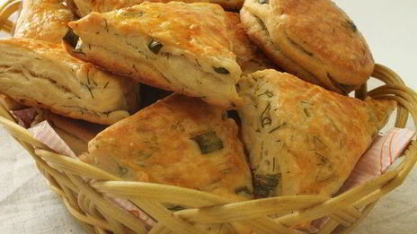 слойки с зеленью