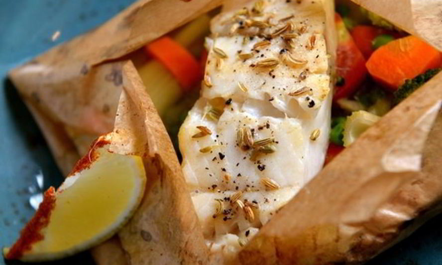 Рецепт средиземноморские рыбные конвертики