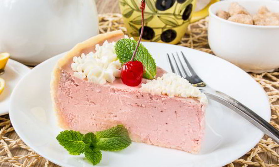 Рецепт клубничный творожник