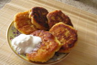 Морковно-манные сырники