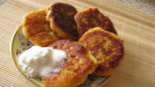 Морковно-манные сырники