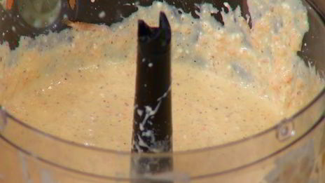 морковно-миндальный творожник