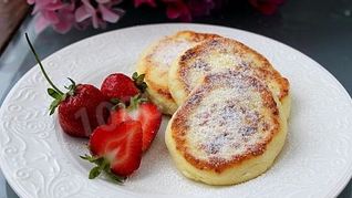 Нежные сырники из творога в духовке