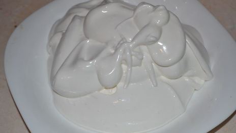 сырник с персиками