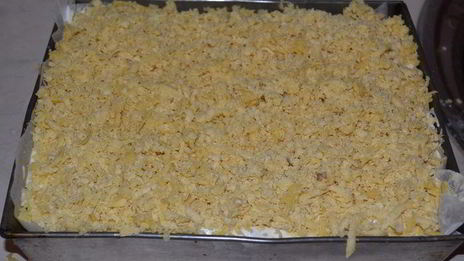 сырник с персиками