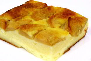 Сырник с яблоками