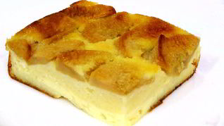 Сырник с яблоками